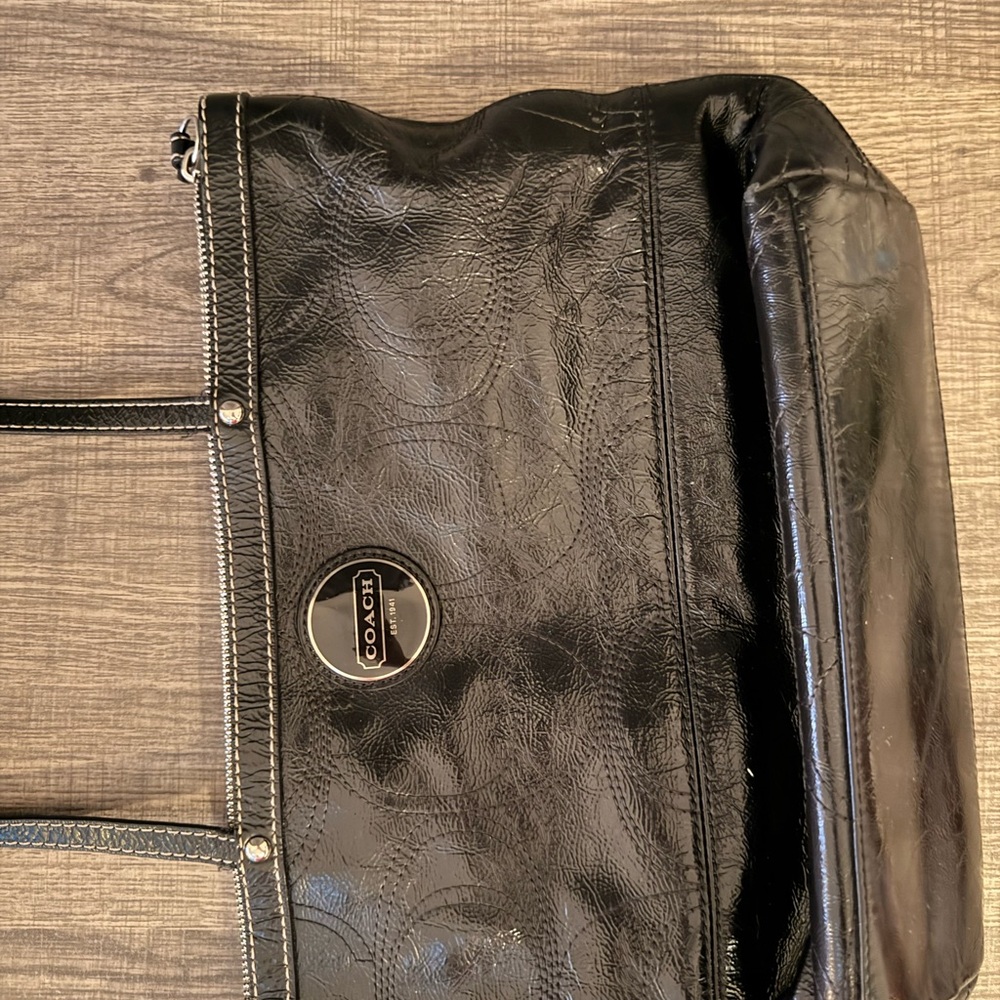 Coach Black Leather Bag